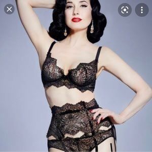 Dita von teese lurex bra